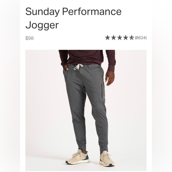 Vuori Other - Vuori Sunday Performance Jogger